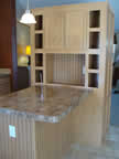 Countertop height snack bar